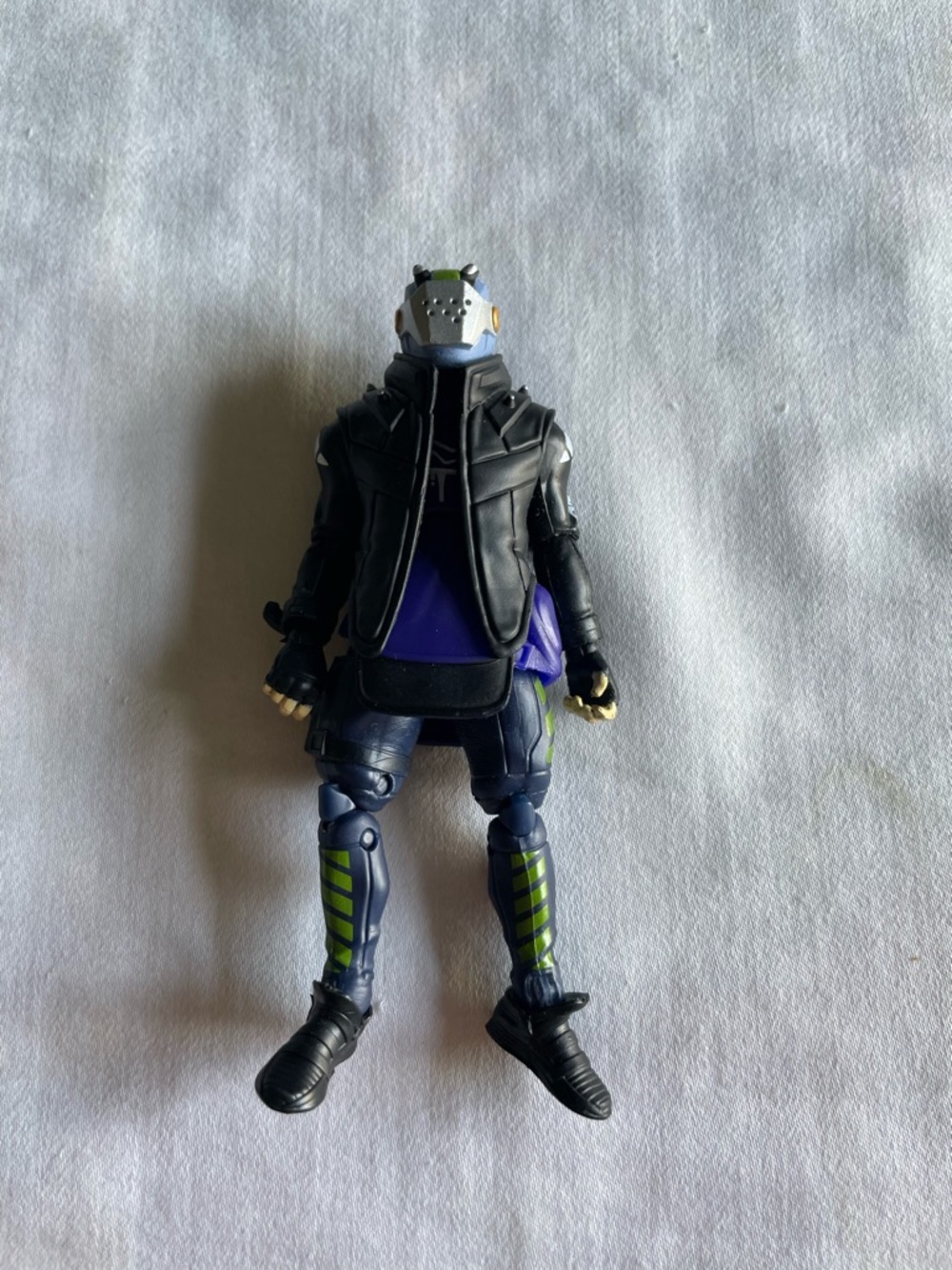 Fortnite Collectible Action Figure - Black Jacket with Purple & Lime Accents
